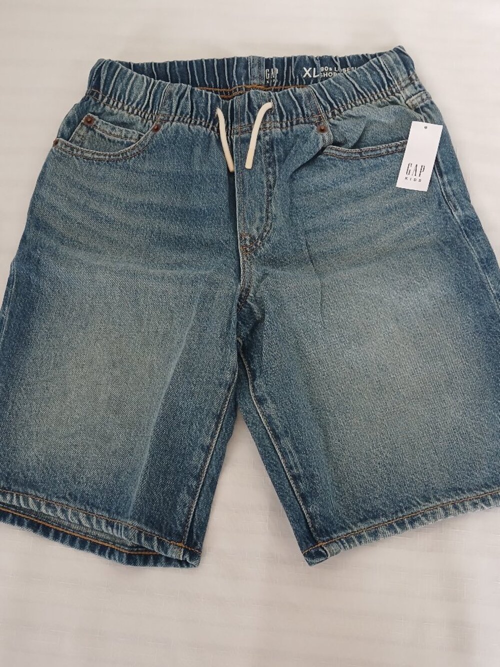 GAP Kids UltraSoft '90s Loose Easy Denim Shorts NEW